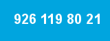 926 119 80 21